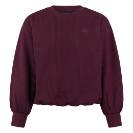 D-zine Bailee W20080 meisjes sweatshirt Wijnrood