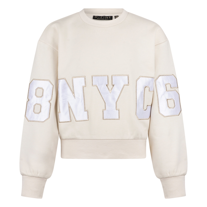 D-zine Bardot W20128 sweatshirts Ecru melee