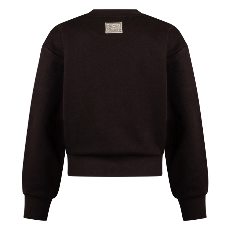 D-zine Bardot W20128 sweatshirts Bruin donker