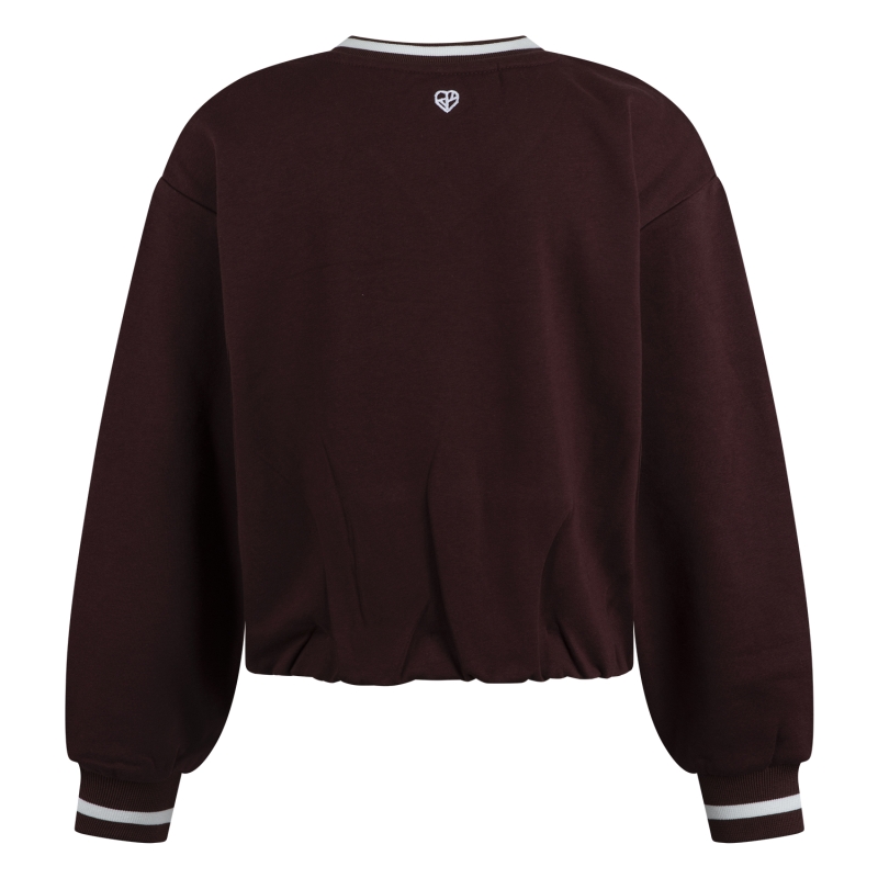 D-zine Belicia W20088 sweatshirts Wijnrood