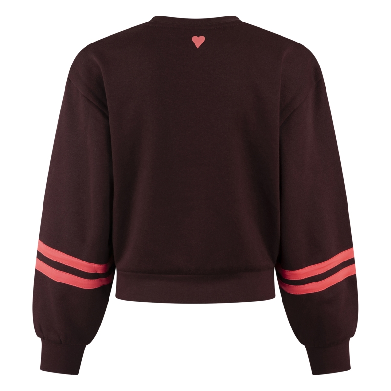 D-zine Belinay W20127 sweatshirts Wijnrood