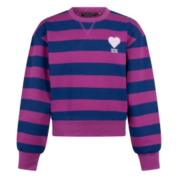 D-zine Bridget W20087 meisjes sweatshirt Cyclaam