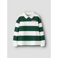 name it NKFLITOPOL LS RLX POLO SWEAT sweatshirts Turquoise