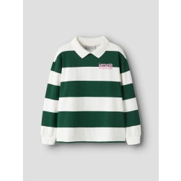 name it NKFLITOPOL LS RLX POLO SWEAT meisjes sweatshirt Turquoise