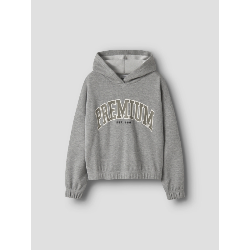 Name It NKFOKOMMA LS SHORT SWEAT WH UNB BOX sweatshirts Grey