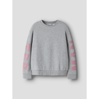 name it NKFNOKKI LS RLX SWEAT BRU sweatshirts Grey
