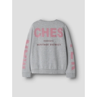 name it NKFNOKKI LS RLX SWEAT BRU sweatshirts Grey