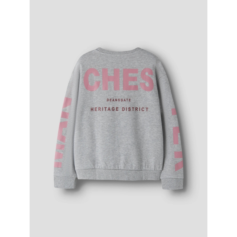 name it NKFNOKKI LS RLX SWEAT BRU sweatshirts Grey