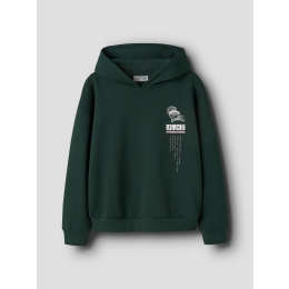Name It NKFODA LS RLX SWE BRU WH BF meisjes Sweatshirts Green