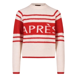 D-zine Bo girl W10414 meisjes pullover Rood