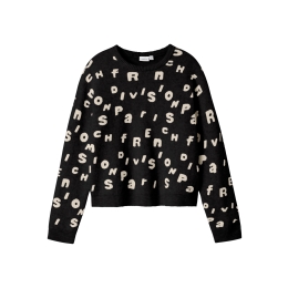 name it NKFOLINE LS KNIT BF meisjes pullover Black