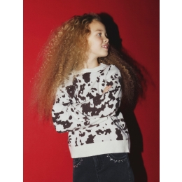 name it NKFORKIDE LS KNIT BOX meisjes pullover Brown