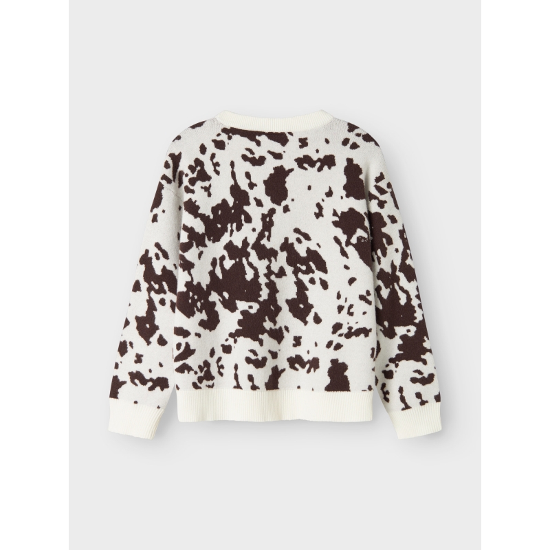 name it NKFORKIDE LS KNIT BOX pullovers Brown