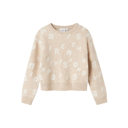 name it NKFOLINE LS KNIT BF meisjes pullover Kit