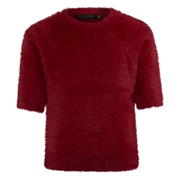 D-zine Britney W20121 meisjes pullover Rood wijn