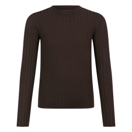 D-zine Brula W20125 meisjes pullover Bruin donker