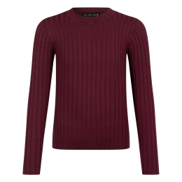 D-zine Brula W20125 meisjes pullover Wijnrood
