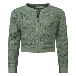 D-zine GJ-66447 Z10424 meisjes vest Groen mos