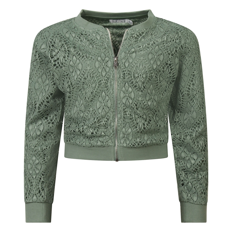 D-zine GJ-66447 Z10424 vesten Groen mos