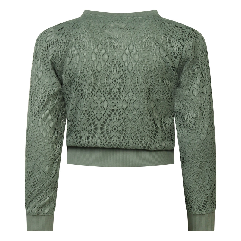 D-zine GJ-66447 Z10424 vesten Groen mos