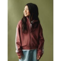 name it NKFNAKUK LS NREG SWEAT CARD UNB vesten oud rose