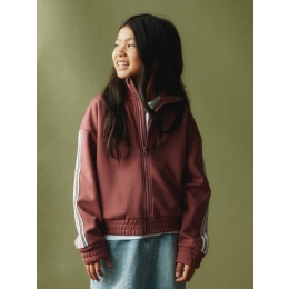 name it NKFNAKUK LS NREG SWEAT CARD UNB meisjes vest oud rose
