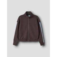 name it NKFNAKUK LS NREG SWEAT CARD UNB vesten bruin