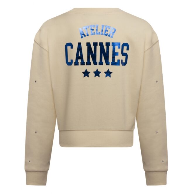 D-zine D-zine Teodora W10111 Beige cream D-zine Teodora W10111 Meisjes sweatshirt Beige bestel je online bij www.bertusmode.nl/