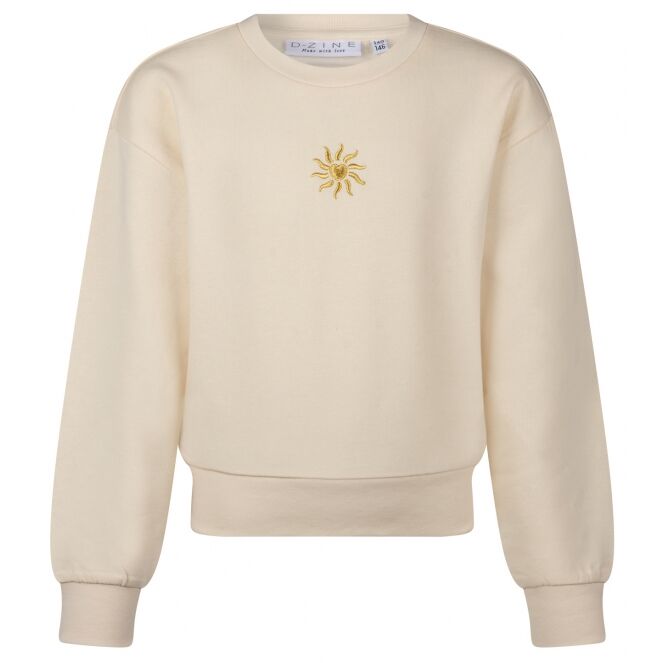 D-zine D-zine Athena Z10055 Beige cream D-zine Athena Z10055 Meisjes sweatshirt Beige bestel je online bij www.bertusmode.nl/