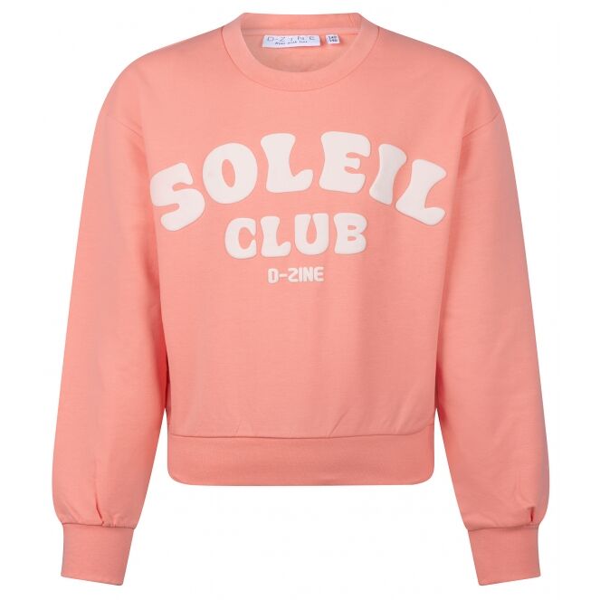 D-zine D-zine Anneleen Z10422 Oranje peach pink D-zine Anneleen Z10422 Meisjes sweatshirt Oranje bestel je online bij www.bertusmode.nl/