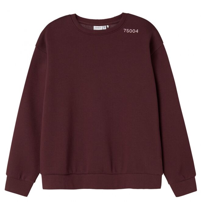 name it name it NKFODIKA LS RLX SWEAT BRU BF Paars Sassafras name it NKFODIKA LS RLX SWEAT BRU BF Meisjes sweatshirt Paars bestel je online bij www.bertusmode.nl/
