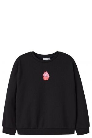 name it name it NKFNEATAS RXL SWEAT BRU Zwart Black name it name it NKFNEATAS RXL SWEAT BRU Zwart Black
