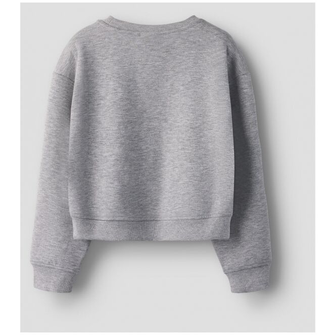 name it name it NKFBIMA LS RLX SHORT SWEAT UNB BOX Grijs Grey Melange name it NKFBIMA LS RLX SHORT SWEAT UNB BOX Meisjes sweatshirt Grijs bestel je online bij www.bertusmode.nl/