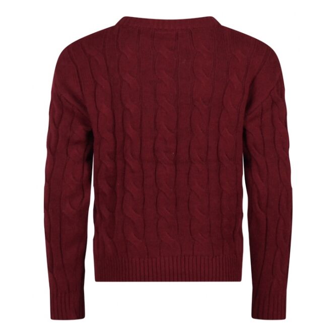 Persival Persival 3110301 W10056 Bordeaux rood 10.WINE.W25 Persival 3110301 W10056 Meisjes pullover Bordeaux rood bestel je online bij www.bertusmode.nl/