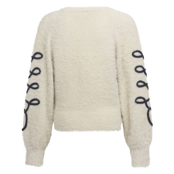 D-zine D-zine Tessy W10106 Beige cream D-zine Tessy W10106 Meisjes pullover Beige bestel je online bij www.bertusmode.nl/