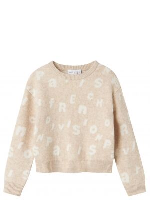name it name it NKFOLINE LS KNIT BF Beige