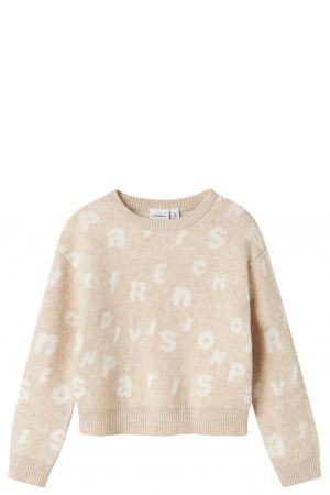 name it name it NKFOLINE LS KNIT BF Beige sandshell1 name it name it NKFOLINE LS KNIT BF Beige sandshell1