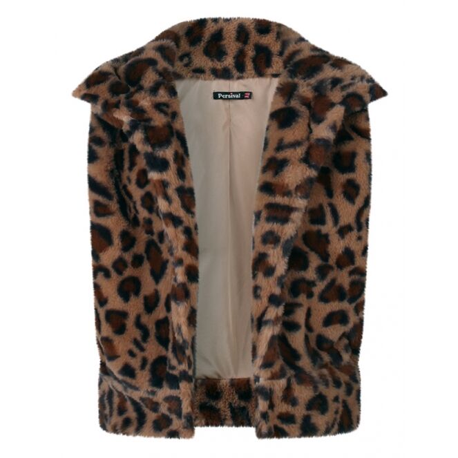 Persival Persival 3110501 W10049 Bruin 38.CHESTNUT.W25 Persival 3110501 W10049 Meisjes gilet/hesje Bruin bestel je online bij www.bertusmode.nl/