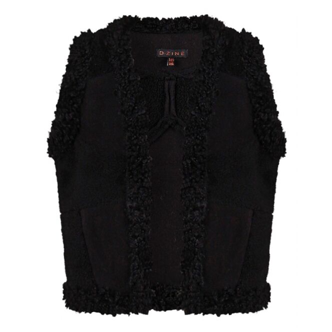D-zine D-zine Tavia W10125 Zwart black D-zine Tavia W10125 Meisjes gilet/hesje Zwart bestel je online bij www.bertusmode.nl/