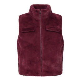 D-zine GJ-66188 W10338 meisjes Meisjes bodywarmer Wijnrood