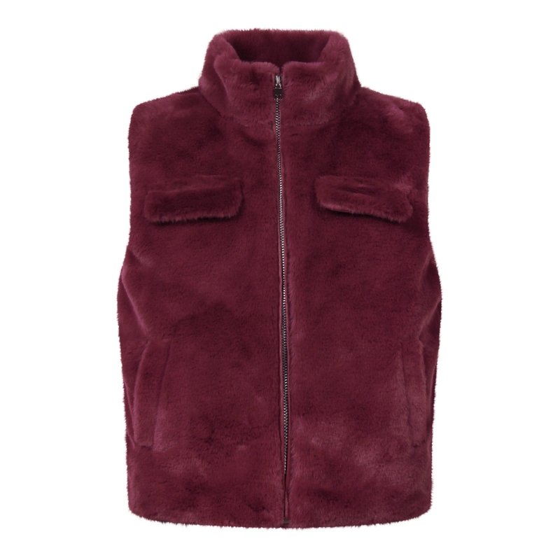 D-zine GJ-66188 W10338 bodywarmers Wijnrood