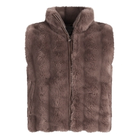 D-zine GJ-83694 W20379 bodywarmers Bruin taupe
