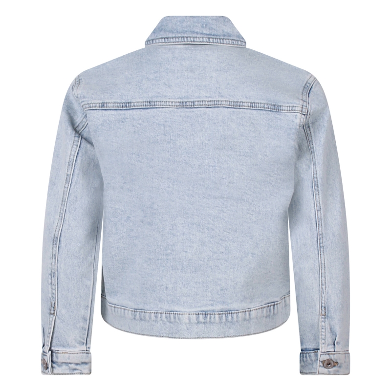 D-zine Nola fray Z10322 jackjes Denim licht gebleekt