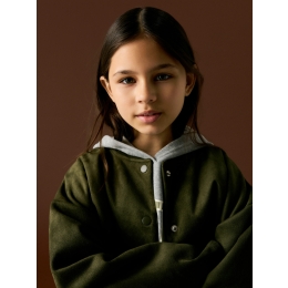 Name It NKFOMUSI LS SH RLX SJACKET meisjes Denim jacks Green