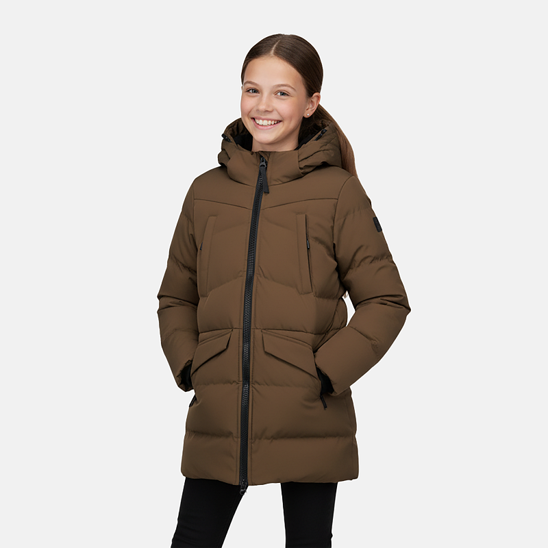 CARS jeans & casuals Yelma kids jassen donker bruin