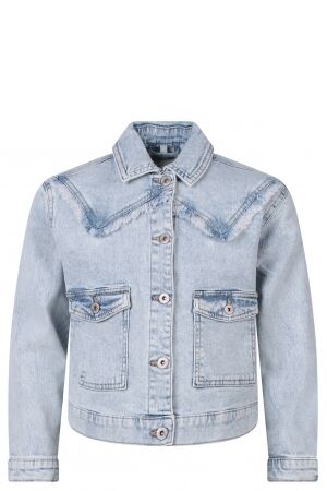 D-zine D-zine Nola fray Z10322 Blauw snow bleached denim