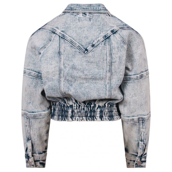 D-zine D-zine Avalynn Z10078 Blauw bleached denim D-zine Avalynn Z10078 Meisjes denim jack Blauw bestel je online bij www.bertusmode.nl/