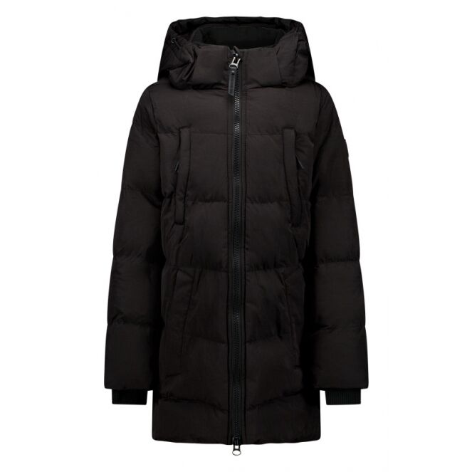 CARS jeans & casuals CARS jeans & casuals Maysay kids Zwart Black CARS jeans & casuals Maysay kids Meisjes buiten jack Zwart bestel je online bij www.bertusmode.nl/