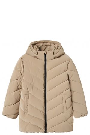 name it name it NKFMARISA JACKET MIDI Bruin Silver Mink name it name it NKFMARISA JACKET MIDI Bruin Silver Mink