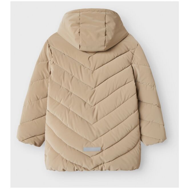 name it name it NKFMARISA JACKET MIDI Bruin Silver Mink name it NKFMARISA JACKET MIDI Meisjes buiten jack Bruin bestel je online bij www.bertusmode.nl/